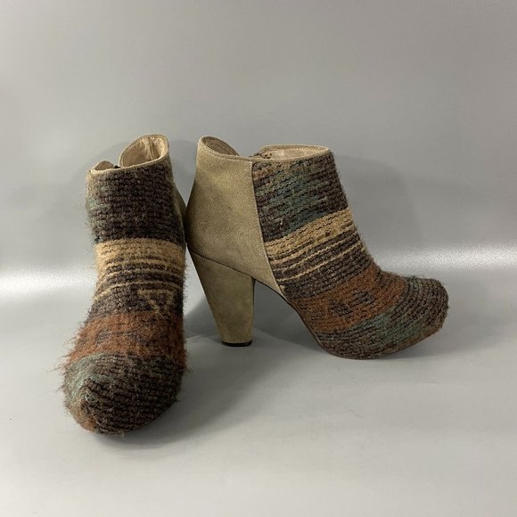 Vogue Chunky Platform Boots - 8 1/2 M - Picture 1 of 12
